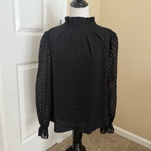 Business Casual Black Top NWT
